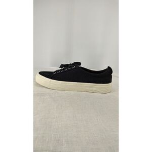 Quince Men Eco Cotton Canvas Everyday Sneaker Black 8.5